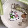 Funny Gin Keyring Gift For Her, thumbnail 4 of 5
