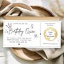 Birthday Queen Scratch To Reveal Card, Surprise Birthday Voucher, Surprise Ticket, thumbnail 1 of 3