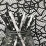 Halloween Paper Straws 38 X Spiders And Webs Straws, thumbnail 2 of 6