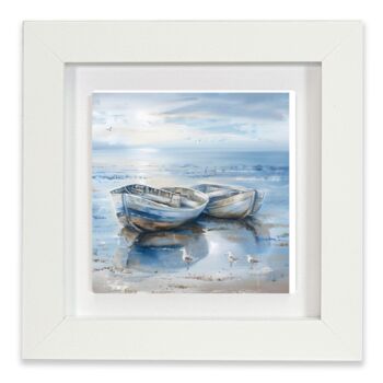 Morning Serenity Framed Ceramic Art Tile, 4 of 10