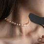 Freshwater Pink Baroque Pearl Necklace, thumbnail 3 of 7