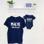 Personalised 'Made Me Do It' Father And Child Set, thumbnail 3 of 4