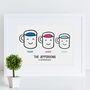 Personalised Family Mugs Print, thumbnail 3 of 8