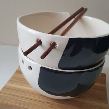 Black And White Noodle Bowl, 4 of 8