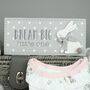 Bobtail Bunny Pink New Baby Gift Hamper, thumbnail 4 of 6