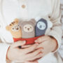 Snuggly Towelling Rattle Trio, thumbnail 1 of 10