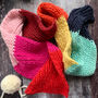 Knitting Kit Merino Wool Rainbow Supersize Who Scarf, thumbnail 2 of 2