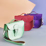 Small Leather Satchel Bag, thumbnail 7 of 10