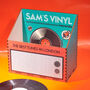 Personalised Retro Style Wooden Record Vinyl Box, thumbnail 1 of 3