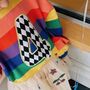 Circus Applique Initial/ Number Kids Rainbow Jumper, thumbnail 1 of 4