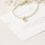 Sterling Silver November Birthstone Bracelet, thumbnail 4 of 9