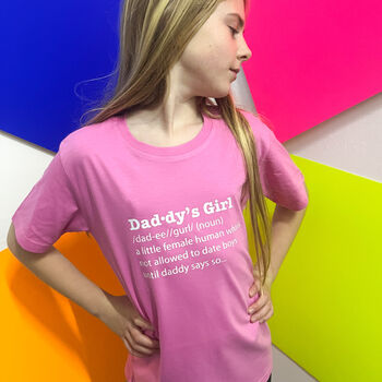 Daddy's Girl Definition T Shirt, 2 of 6