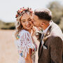 Boho Bridal Flower Crown, thumbnail 8 of 9