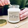 No Words, Just Hugs Scented Candle And Keepsake, thumbnail 4 of 8