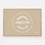 Custard Cream, Jammie Dodger, Bourbon And Digestive Biscuits Set Of Four Beige Prints, thumbnail 10 of 10
