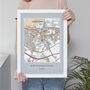 Favourite UK Place Print Custom Made Map, thumbnail 4 of 12