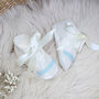 Boys James Christening Booties, thumbnail 1 of 4