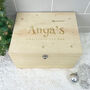 Personalised Santa Sleigh Engraved Christmas Eve Box Five Sizes, thumbnail 2 of 11