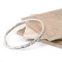 Mother And Son Message Bangle, thumbnail 1 of 4