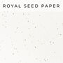 Wildflowers Plantable Seed Paper Wedding Invitations, thumbnail 3 of 3