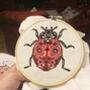 Lil' Ladybird Modern Cross Stitch Kit, thumbnail 3 of 5