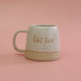 Hot Tea Handmade Ceramic Mug, White Or Pink Hottie Gift, thumbnail 6 of 7