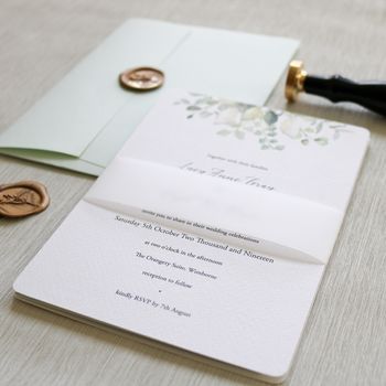 Botanica Eucalyptus Wedding Invitation Collection, 5 of 9
