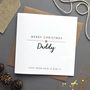 Merry Christmas Mummy / Daddy Personalised Foiled Card, thumbnail 1 of 4