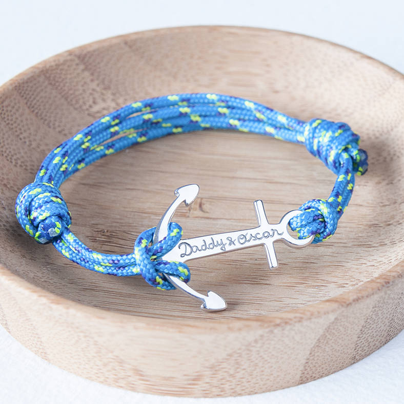 Personalised Nautical Bracelet By Merci Maman