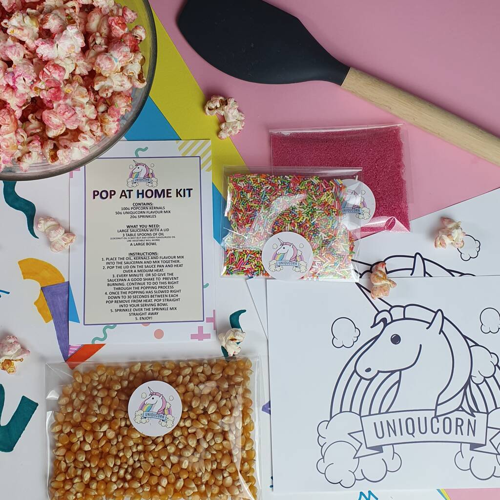 Make Your Own Flavoured Popcorn At Home Kit