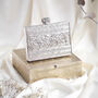 Elayna Silver Mother Of Pearl Clutch, thumbnail 2 of 2