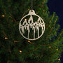 Handmade Bronze Christmas Tree Decoration – Candles, thumbnail 1 of 2