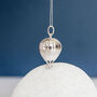 Hot Air Balloon Necklace In Sterling Silver, thumbnail 3 of 8