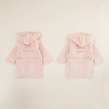 Matching Pink Sibling Robe Set, 3 of 3