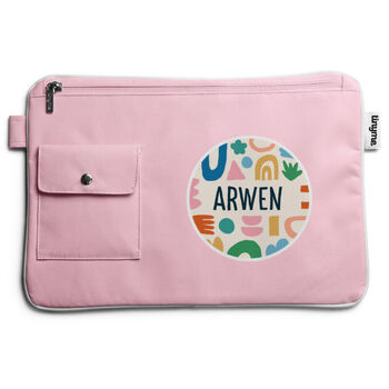 Personalised Abstract Design Kids Pencil Case, 5 of 7