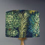 Forbidden Forest Lampshade In Sapphire, thumbnail 1 of 4