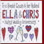 Personalised Cousin Wedding Anniversary Card, thumbnail 2 of 2