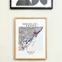 'Where We Met' Personalised Location Map Print, thumbnail 3 of 12