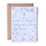 Paper Floral 1st Anniversary Card, thumbnail 3 of 3
