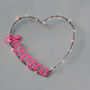 Personalised Liberty Print Heart Light, thumbnail 2 of 7