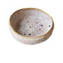 Handmade Oatmeal Multicolour Speckled Ceramic Soap Dish, thumbnail 3 of 8