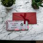 Football Match Scratch Card Personalised Gift Voucher, thumbnail 2 of 7