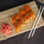 Solid Oak Hand Crafted Sushi Serving Board, thumbnail 3 of 7