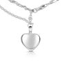 Nugget Chain Heart Urn Ashes Bracelet – Sterling Silver, thumbnail 2 of 7