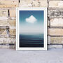 Relaxing Calm Ocean And Cloud Photography Print, thumbnail 3 of 3