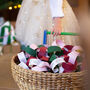 Kids Fingerprint Nutcracker Christmas Paperchain Kit, thumbnail 3 of 9