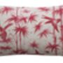Vintage Bamboo Birds Linen Scatter Cushion, thumbnail 3 of 4