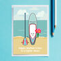 Stand Up Paddle Board Mother's Day Card, thumbnail 1 of 3