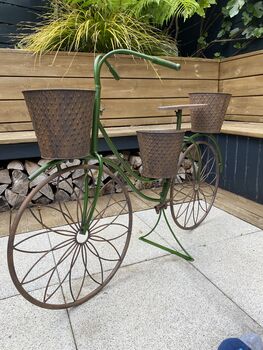 Steel Bike Planter, 7 of 12