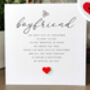 Christmas Card For Boyfriend, To A Special Boyfriend Christmas Card, Personalised Card For Boyfriend, Handmade Card For Him, thumbnail 3 of 4